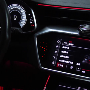 Éclairage d'ambiance OEM SJC pour <span class=keywords><strong>Audi</strong></span> A7/C8/S7/RS7 modèles 2019-2025 avec accessoires de garniture LED dynamiques 64 couleurs - Product Image 4