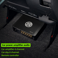 Amplificateur de voiture DSP à 4 canaux avec processeur de signal numérique, directement de l'usine RTS