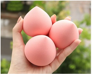 Ensembles de pinceaux et éponges de maquillage personnalisables en gros – Éponges cosmétiques douces sans latex, formes goutte d'eau/<span class=keywords><strong>gourde</strong></span>, lavables, marque privée - Product Image 3