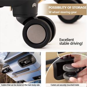 गियरबॉक्स 25 इंच हल्के मल्टीफंक्शनल पीसी यूनिसेक्स स्पोर्ट्स स्टाइल कैरी-ऑन सामान स्पिनर व्हील एल्यूमीनियम ट्रॉली बड़ा - Product Image 6