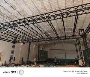 Sistema de armazón de techo de aleación de aluminio, armazón de techo de aluminio con pernos de escenario, armazón de iluminación para conciertos, escenario móvil para conciertos - Product Image 5