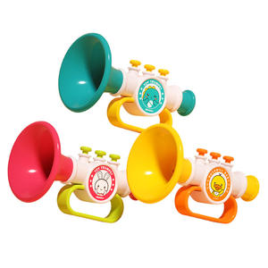 Jouet musical trompette pour bébé, jouet éducatif musical avec chansons et haut-parleurs - Product Image 1