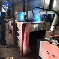 Robot de soudage collaboratif FR10, moteur 6 axes, charge utile de 5 kg, supports en aluminium, fonctionnalité Drag-to-Teach, opérations de soudage flexibles et efficaces
