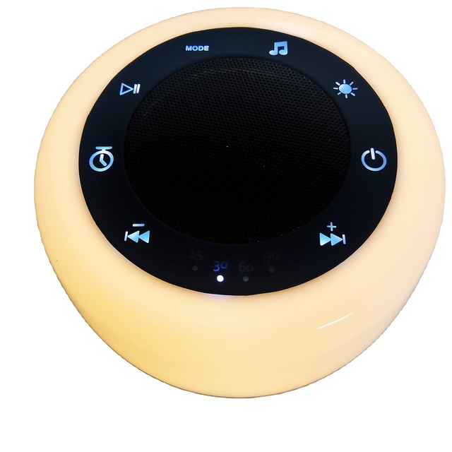 White Noise Sound Speaker Machine Insomnia Therapy Baby Sleep LED Aid Night Light White Noise for Sleeping Baby Adults