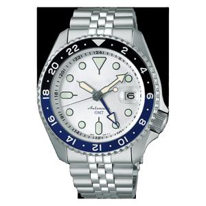 นาฬิกาสปอร์ตผู้ชาย 5 เรือน ระบบจักรกล GMT พร้อมตัวบอกเวลาแบบ Colorblock สายแบบ Five-Bead กลไก NH35 กระจกแซฟไฟร์ รุ่น SSK003K1 - Product Image 1