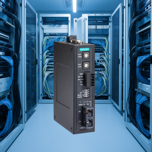 Convertisseur de fibre optique Moxa ICF-1150-S-ST-T, port ST monomode, Ethernet industriel - Product Image 3