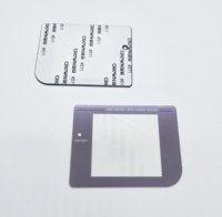 Plastique pour écran de Game Boy, lentille pour Gameboy DMG, couvercle de remplacement avec adhésif