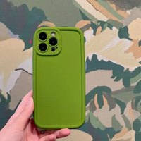 Coque de téléphone en silicone liquide pour Samsung A32 S24Ultra, pour iPhone 16 15 14 13 12 Pro Max, coque de téléphone en TPU de luxe, couleur bonbon douce