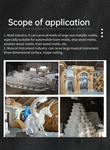 Industrial-Grade 4-Axis <b>Foam</b> Carver 10-30/20-40 Patented Spindle Design Core Motor Bearing PLC Components High <b>Foam</b> Machinery - Product Image 3