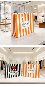 Bolsas de Papel Ecológicas para Regalo a Precio de Fábrica, Bolsas de Compra de Papel Negro, Bolsas de Papel de Lujo Impresas Personalizadas con su Propio Logotipo y Asas - Product Image 5