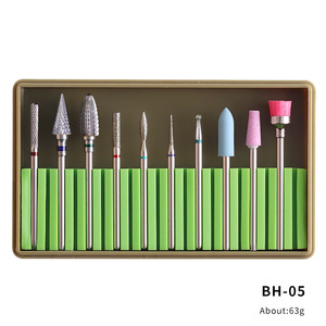Lot de 10 embouts coniques en céramique pour <span class=keywords><strong>ponceuse</strong></span> électrique, pour manucure et pédicure, nettoyage des cuticules, tête de ponçage rotative NAD007 - Product Image 4