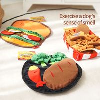 Tapis de reniflement en peluche de haute qualité pour chats et chiens, jouets de reniflement pour animaux de compagnie