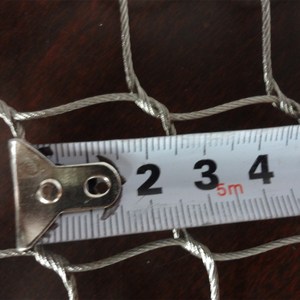 304 hoặc 316 dây thép không gỉ dây lưới chuồng lưới động vật bao vây vườn thú lưới linh hoạt dây ferrule cáp dây chim Net - Product Image 4