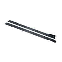 Jupe latérale Panamera en fibre de carbone véritable pour Porsche Panamera 970 971 Jupes d'extension de pare-chocs latéraux Kit de carrosserie