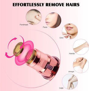 Pluma recortadora de cejas indolora 2 en 1 con logotipo personalizado, maquinilla de afeitar para cejas y Facial maquinilla de afeitar, removedor de cejas eléctrico para el vello facial - Product Image 2