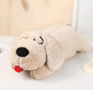 Yaratıcı köpek anksiyete arkadaşı peluş oyuncak hayvan mikrodalga isıtma kalp atışı yavru ayı koyun <span class=keywords><strong>Hippo</strong></span> köpek Pet Heartb oyuncak - Product Image 5