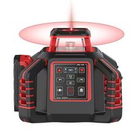Niveau laser rouge CRL340 pour la construction, niveleur de terrain pour accessoires de tracteur, récepteur 4D, outil de nivellement automatique, trépied, tuyau