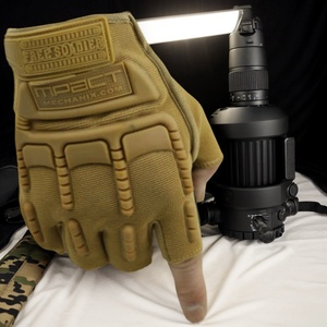 Gants tactiques en daim mi-doigts pour sports <span class=keywords><strong>de</strong></span> plein air, camping, tir, randonnée, moto, musculation - Unisexe, protection des mains - Product Image 5