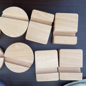 Kinh doanh mặt hàng khuyến mại bằng gỗ điện thoại di động chủ gỗ điện thoại đứng tùy chỉnh Mini rắn bằng gỗ điện thoại di động đứng - Product Image 4