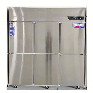 Réfrigérateur à deux portes de conception américaine, équipement de cuisine commerciale, réfrigérateur en acier inoxydable pour restaurant - Product Image 4