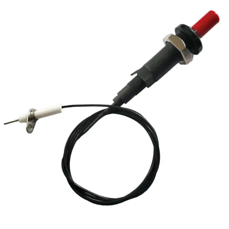 Gas Heater Ceramic Electrode Spark Plug with Push Button Piezo ignition