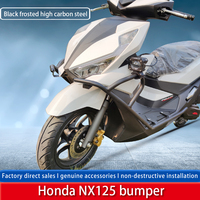 Nouveau Pare-chocs Avant et Barres Anti-chute NX125 Améliorés, Protection Moteur en Acier Carbone, Accessoires de Protection pour Moto