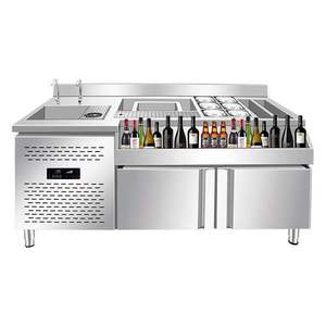 Yenilikçi Tasarım Özelleştirilebilir Elektrikli 1500W Paslanmaz Çelik Modüler Kokteyl Bar Tezgahı Sprey Soğutmalı Üniversal Voltaj - Product Image 6