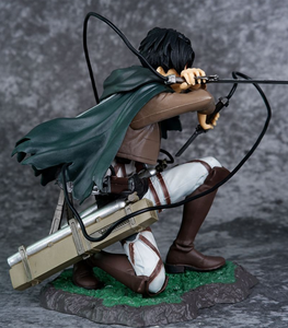 Figura de Anime de Levi Ackerman de <span class=keywords><strong>Ataque</strong></span> <span class=keywords><strong>a</strong></span> <span class=keywords><strong>los</strong></span> <span class=keywords><strong>Titanes</strong></span> de 14 cm de PVC para Colección, Decoración, Modelo de Juguete - Product Image 6