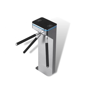 Kiểm soát truy cập quét RFID Đầu đọc thẻ rào cản Cổng bán tự động dọc Tripod turnstile cổng - Product Image 2