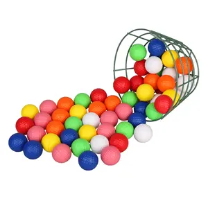 HOW TRUE Hot Selling Multicolour Pu Foam Golf Balls Bulk Floating Golf Ball Sponge Soft Golf Balls For Driving Range Practice