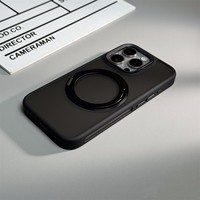 Coque de téléphone rotative avec support anneau et chargement sans fil pour iPhone 16 15 Pro Max 14 16Pro 13 12, protection d'objectif en alliage et pare-chocs renforcé
