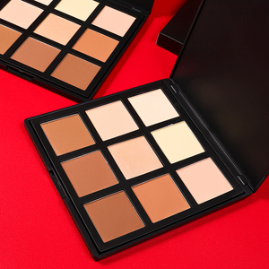 Fournisseur de cosmétiques pour le visage de haute qualité, 9 couleurs, étiquette privée, poudre pour le visage personnalisée, meilleure poudre pour le visage, <span class=keywords><strong>palette</strong></span> de maquillage correcteur - Product Image 4
