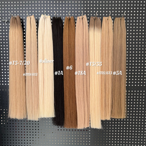 Vendita calda 100% <span class=keywords><strong>capelli</strong></span> Remy vergini umani nuovi <span class=keywords><strong>capelli</strong></span> legati <span class=keywords><strong>a</strong></span> mano trama senza soluzione di continuità trama geniale doppio disegnato <span class=keywords><strong>capelli</strong></span> umani <span class=keywords><strong>extension</strong></span> - Product Image 2