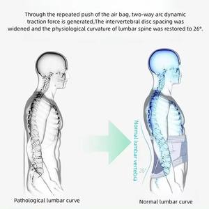 Cintura di trazione per terapia fisica con aria spinale in pelle sana per il corpo - Product Image 5