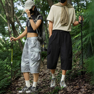 Pantalon <span class=keywords><strong>Capri</strong></span> Cargo Tactique Premium - Short Utilitaire d'Extérieur Rafraîchissant UPF <span class=keywords><strong>40</strong></span>+ avec Solutions OEM et Marque Privée Tout-en-un - Product Image 4