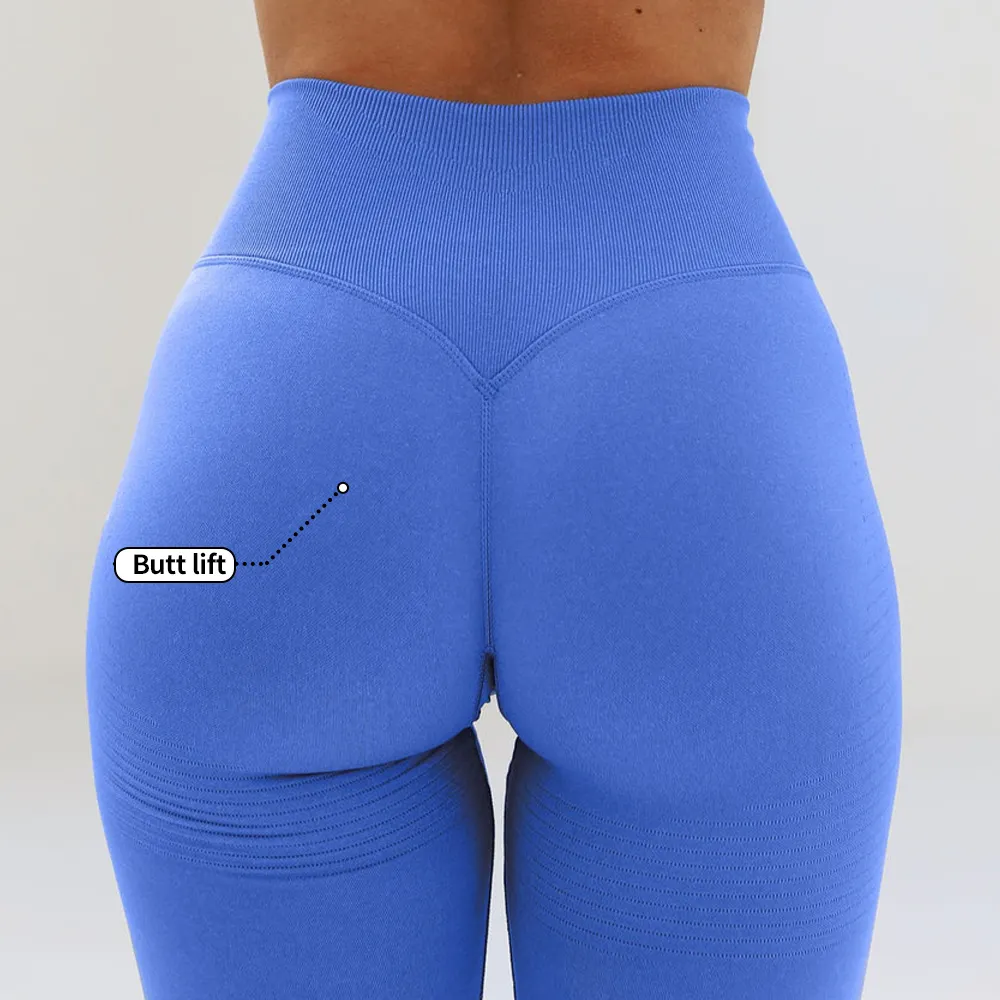 Custom Logo Spandex Sportswear Woman Butt Lift Yoga Pants Gym Workout Tight Fitness Clothing High Waist Yoga Leggings