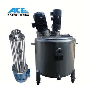 Máquina Mezcladora Homogeneizadora al Vacío de 500L, Máquina para Hacer Gel de Ultrasonido, Emulsionador Homogeneizador al Vacío para Lociones y Cremas - Product Image 5