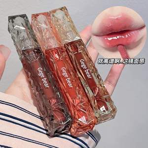 Блеск для губ стойкий Увлажняющий легкий ореол водостойкий зеркальный блеск для губ прозрачный цвет косметика - Product Image 3