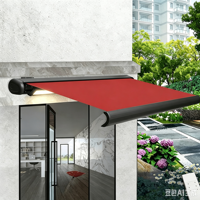 Auvent rétractable de conception moderne, cadre en alliage d'aluminium, auvent électrique pliable pour extérieur commercial, protection solaire pour jardin