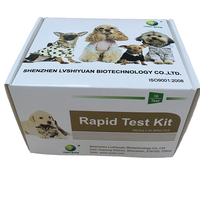 Un kit de test rapide pour animaux de compagnie anticorps FIV-antigène FeLV 2IN1 tests vétérinaires vétérinaires sérum sanguin Green Spring