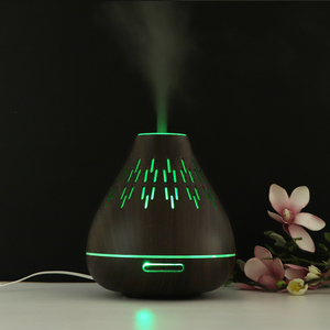 Producto Nuevo Más Vendido de 2021, Humidificador de Aceites Esenciales de 400 ml con Aspecto de Madera, Difusor de Aroma Ultrasónico para el Hogar y Hoteles con Alternativa Creativa - Product Image 2