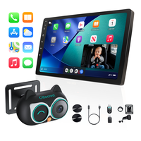 Adaptateur Ottocast CarPlay sans fil avec moniteur bébé et écran partagé, garantie 1 an, Plug & Play pour la sécurité des enfants à l'arrière, US EU