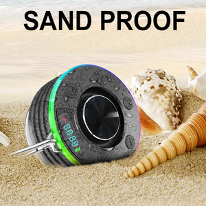 Rambotech Nhà máy cung cấp trực tiếp cấp 7 phòng tắm không thấm nước <span class=keywords><strong>Bluetooth</strong></span> loa chống bụi mini stereo không dây đài phát thanh đồng hồ t7a - Product Image 5