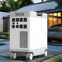 Mini banque d'énergie solaire portable 1KW 2KW 3KW système d'énergie hors réseau avec panneau de Kit Type de sortie ca empilable
