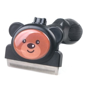 Hot Bán Dễ Thương Mô Hình Phim Hoạt Hình Vật Nuôi Tóc Remover Bàn Chải Thép Không Gỉ Và Nhựa Con Chó Chải Chuốt Lược Cho Mèo - Product Image 3