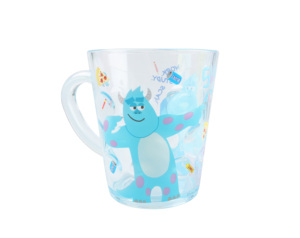 Vajilla transparente <span class=keywords><strong>de</strong></span> Disney Sully y Cenicienta para niños, tazas <span class=keywords><strong>de</strong></span> cristal para comedor, tazas para agua potable y bebidas - Product Image 2