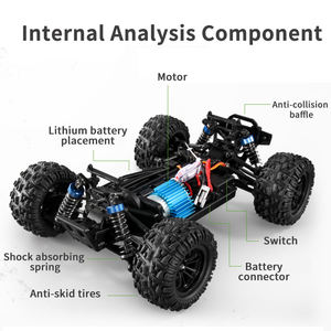 Profession elles batterie betriebenes 35 km/h fern gesteuertes Offroad-Hochgeschwindigkeits-2, 4-WD-<span class=keywords><strong>RC</strong></span>-Drift-Rennwagenspielzeug für Kinder im Maßstab 1:18 - Product Image 6