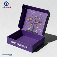Venta al por mayor personalizado impreso de lujo Kraft pequeñas cajas de papel de cartón corrugado regalo correo compras caja de correo personalizada con logotipo
