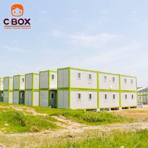 Cbox Customized Construction Site Office Prefab Modular Mining Campsite Staff Apartment with Kitchen Flat Pack Container House - Product Image 2