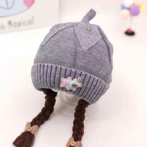Gorro de Punto Acrílico Súper Lindo con Orejeras para Bebé, Diseño de Princesa, para Navidad, Otoño e Invierno - Product Image 5